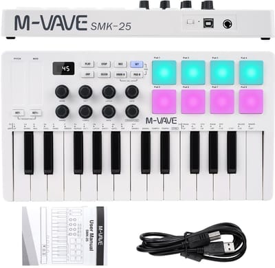 Dailygoods - Professionele MIDI Toetsenbord Controller met RGB Drumpads