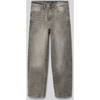 Straight fit jeans met Logopatch Model 'Garwell'