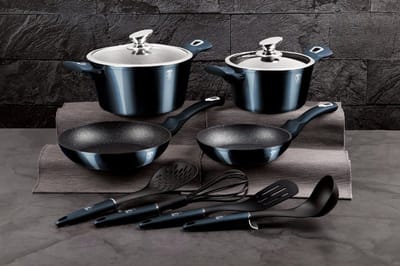 Berlinger Haus 6143 - 10 delige pannenset - Metallic line - Carbon editie