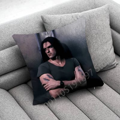 P-Peter Steele T-Type O Negatief Bloody Kisses Sierkussenhoes Voor 45*45cm 40cm 55cm 50cm 30cm Vierkante Autokussenhoes Hoes 40x40cm