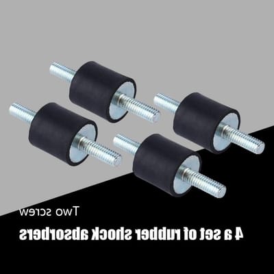 Rubber Vibration Insulator Mounts voor M6 Compressoren - Anti-vibratie Steunen, Schokdempers en Geluidsisolatie