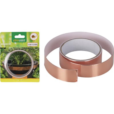 Pro Garden Kopertape/Slakkentape - zelfklevend - tegen slakken en mieren - 3x 300 cm - anti slakken oplossing