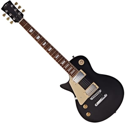New Jersey Select Linkshandig Elektrische Gitaar van Gear4music, Zwart