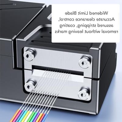 Oplaadbare Thermische Stripper met 8 Snelheden, Automatische Verwarming en Instelbare Temperatuur voor Efficiënt Strippen van Draad en Kabels