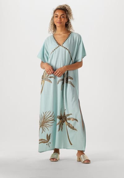 Wild Annie Dames - Jurk - Lichtblauw - Maat S