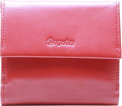 Esquire Portemonnee New Silk Wallet Red Donkerrood