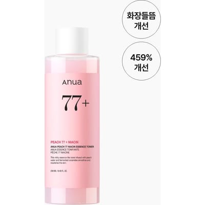 Anua Peach 77 Niacin Essence Toner Verhelderende & Hydraterende Geichtoner 250ml