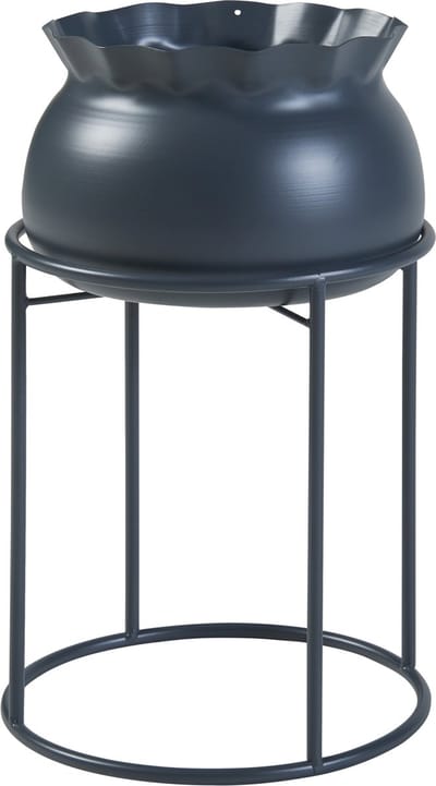 Plantenstandaard Assen 38x23,5 cm zwart [en.casa]