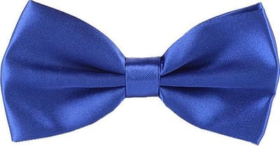 Fako Fashion® - Vlinderstrik - Vlinderdas - Satijn - 12.5cm - Royal Blauw