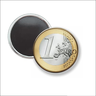 Button Met Magneet - 1 Euro - NIET VOOR KLEDING