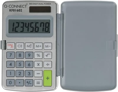 Zakrekenmachine 8 Cijfers met Extra Groot Display - Compact en Duidelijk