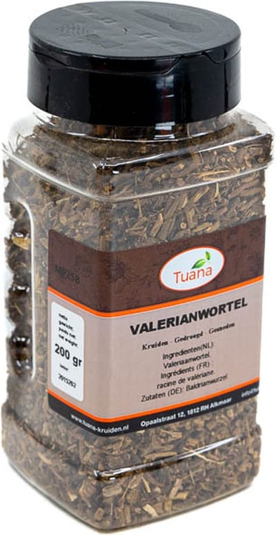 Tuana Kruiden - Valeriaanwortel Gesneden - Strooibus 100 Gram - Tuanashop - MP-V-0001