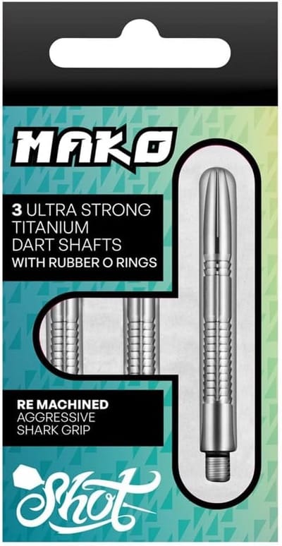 Titanium Dartshafts Kort - Sterke en Duurzame Shafts voor Darts