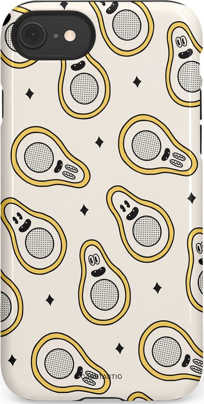 Casetastic Hoesje Geschikt voor Apple iPhone 7/8/SE - Stijlvolle Beschermende Duo-layer Case - Vegycado