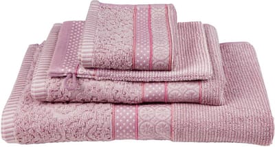 Pip Studio Soft Zellige Handdoek - 55x100 cm - Set van 3 - Lila