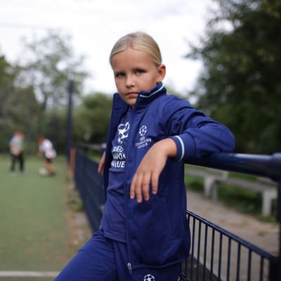 Champions League logo t-shirt kids - Maat 116