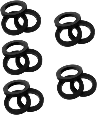 Rubberen Ring - Tape Roll - Cassettespeler Reparatie - Stabiele Prestaties - 1.5 cm - Zwart