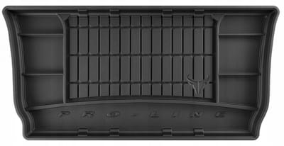 FROGUM Kofferbakmat - Rubber - Geschikt voor SMART FORTWO (2014-2020) - Hatchback - Organizer functie - Zwart