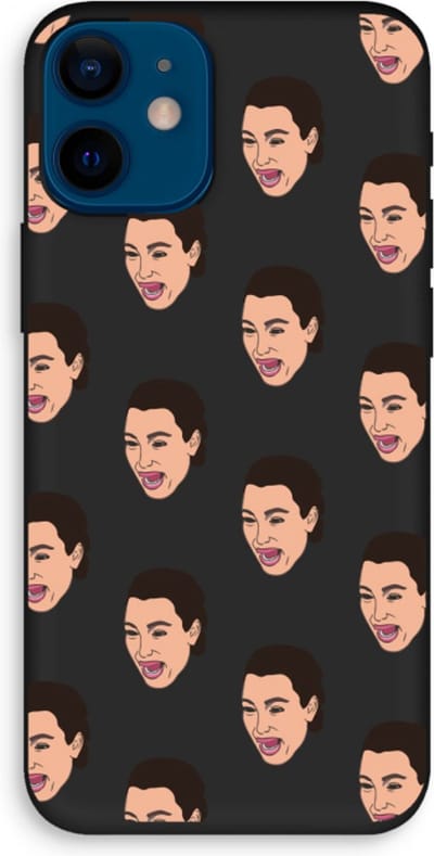 Case Company® - Hoesje geschikt voor iPhone 12 mini hoesje - Ugly Cry Call - Biologisch Afbreekbaar Telefoonhoesje - Bescherming alle Kanten en Schermrand