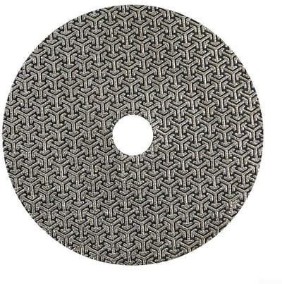 Schuurpad Diamant 125mm Korrel 60 - Nat & Droog Polijstschijf voor Metaal, Glas en Keramiek