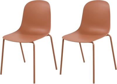 Set van 2 Stoelen - Buitenstoelen Tuinstoelen - Buiten Zitten - Weerbestendig UV-bestendig