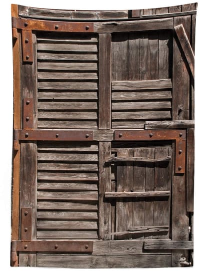 Abakuhaus Ackerland Tafelkleed – Satijnmix 140x240 cm – Umbra Bruin
