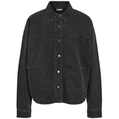 jeansjack met opgezette zakken model 'KETTIE'