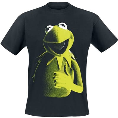 Die Muppets - Disney T-shirt - Kermit Posing - M tot 3XL - voor Mannen - zwart