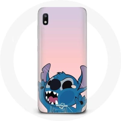 Coque - Samsung - Galaxy A10 - Souple - Rose - Motif Stitch roze