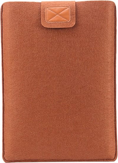 DrPhone S03 Soft Sleeve Beschermhoes – Draagtas hoes – Tablet hoes – Pouchbag - Geschikt Voor Tablets tot 11.6 Inch - Externe afmetingen 32cm x 24.5cm x 0.6cm - Bruin