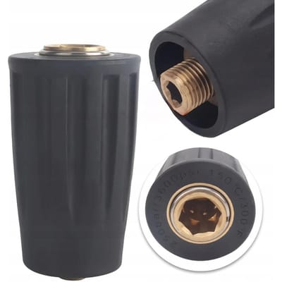 Rosfix Snelkoppelstuk Vervanging D12 - 250 bar - 150°C - 1/4"" m Messing - Geschikt voor Nilfisk, Kränzle