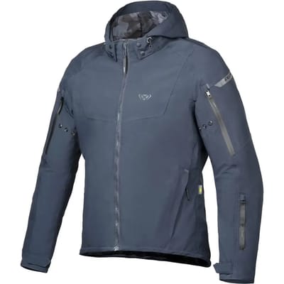 Ixon Burning Marineblauw Waterdichte Textiele Motorjas - Jas