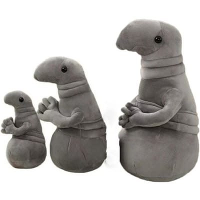 Buitenaards Monster Zachte Vulling Zhdun Pluche Pop 20Cm35Cm45Cm De Russische Zhdun Pluche Beeld Pop Buitenaardse Pluche Pop Baby Slaapkussen 20cm grijs