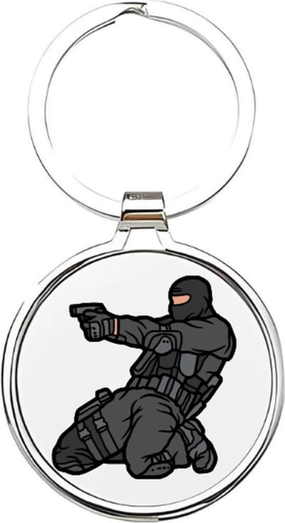 Akyol - politieagent Sleutelhanger - Politie - de beste politieagent - aivd - spion - politie - hulpdienst - politiemacht - politieagente - agent - agente - politieauto - gevangenis - 112 - politiebadge - cadeau voor de beste politieagent- 4 x 7,5 CM