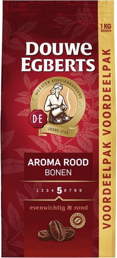 Douwe Egberts Aroma Rood Koffiebonen - 4 x 1KG
