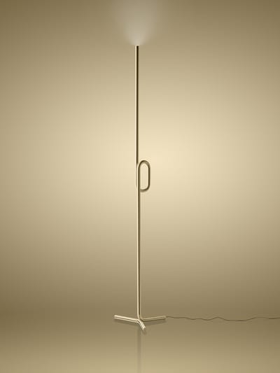 Foscarini Tobia Vloerlamp - goud - Led dimbaar
