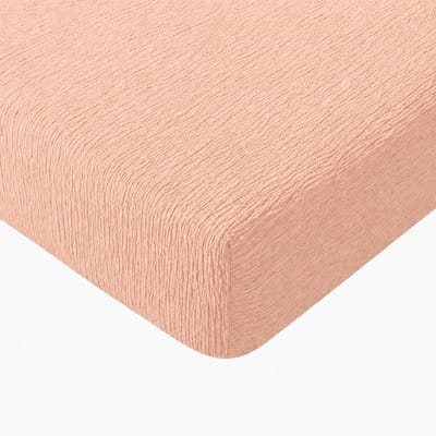 Decoware Mousseline Hoeslaken - Microvezel - Roze - 90x200 cm