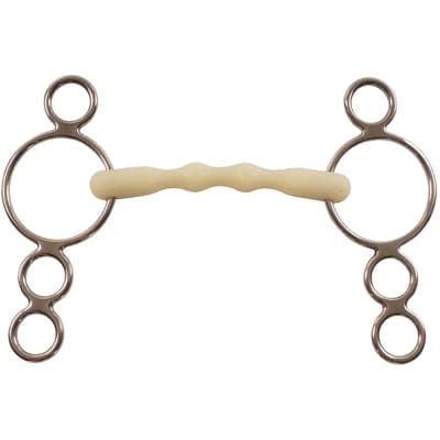 Mors met 4 ringen voor paard Happy Mouth HM Mullen