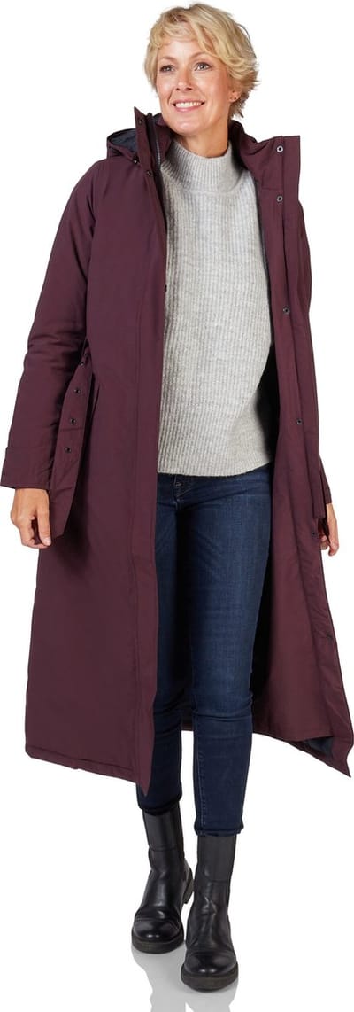Happy Rainy Days Lange Regenjas Dames Toronto Burgandy