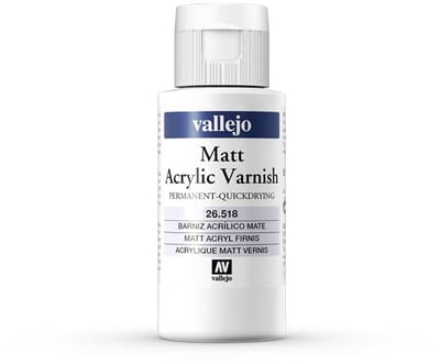 Vallejo Hobbyverf Acrylverf - 26518 Matt Acrylic Varnish (60 ml) Verf flesje - 60 ml