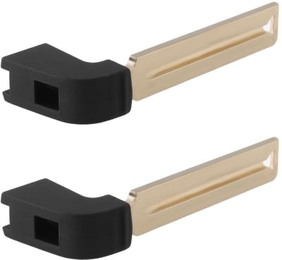 Dailygoods- Sleutelblad 2 Stuks - Ongesneden Sleutelmes - Compatibel met Lexus RX/NX/UX/ES/LBX - Gemaakt van Koper - Eenvoudig te Snijden - Sleutelmessen