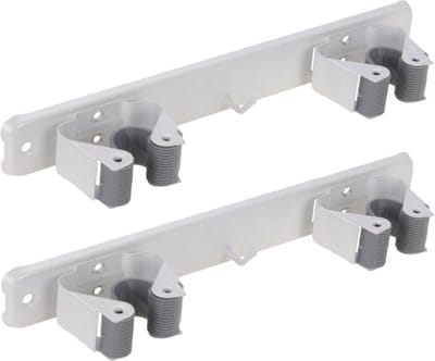 Pro Garden Tuin gereedschap houders/klemmen - 4x stuks klemmen - voor stelen - opbergsysteem