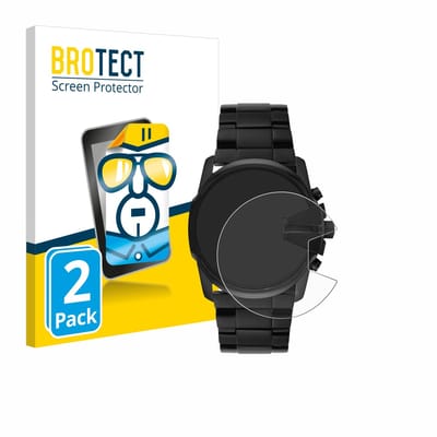 BROTECT - Screenprotector voor Diesel Master Chief DZ4180 - Folie Beschermfolie transparant 2 Stuks