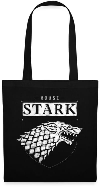 Game Of Thrones Huis Stark Wapen Schrikwolf Tas Van Stof Schoudertas