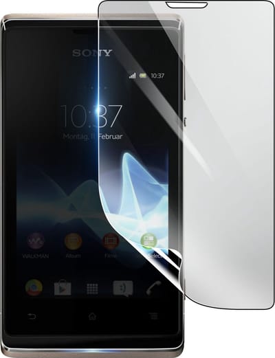 3mk, Geschikt voor Sony Xperia E, Schokbestendige Hydrogel Screenprotector, Transparant