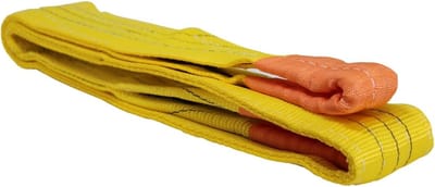 Hefband 2-laags - Hijsgordel Takelband - Materiaal Transport - Volgens DIN EN 1492-1 - 3000 kg 4 m - Geel