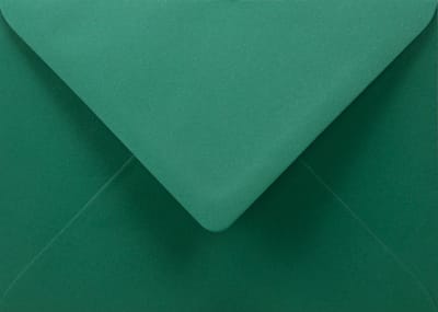 Gladde groene enveloppen A6 - 125 x 175 mm - 25 stuks - NK natgelijmde - 90 gram - Burano - Netuno