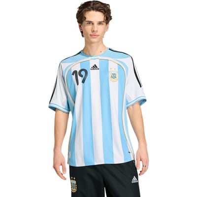 Adidas Argentina Truien/Replica's Heren - Wit - Maat XL - Poly Mesh