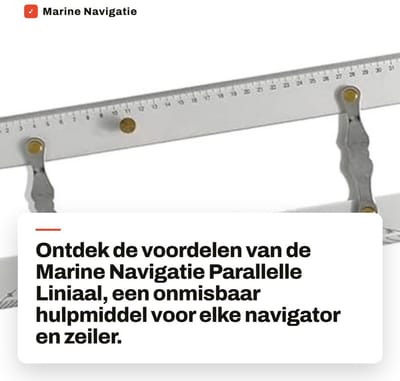 Dailygoods- Parallelle Liniaal 600 mm - Hoge Transparantie - Duidelijke Schaal - Koper/Acryl Materiaal - Nauwkeurige Meting - Voor Navigatie - Navigatieliniaal
