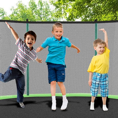 REDOM - Trampoline - Met Veiligheidsnet En Ladder - Binnen En Buiten - Staal En Kunststof - Groen - 243,84 Cm